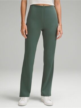 lululemon athletica High-Rise Straight Leg Pants in Deep Green